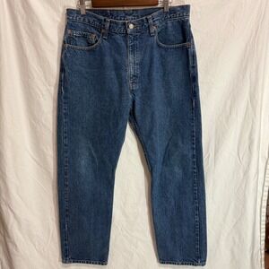 Vintage Levi's 505 Jeans Men's 34x30 Straight Leg Blue Denim USA Red Tab